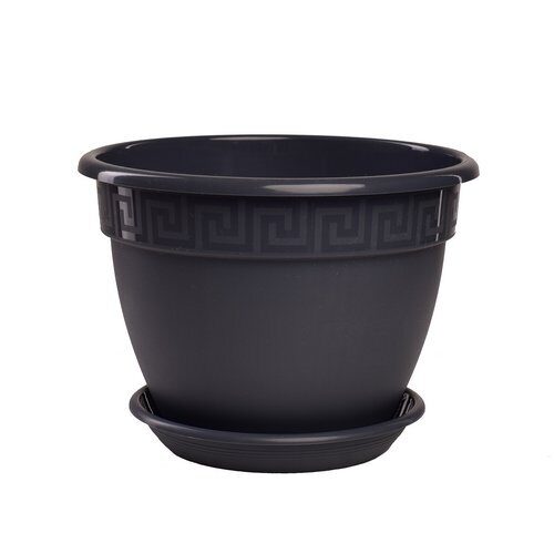 Антик 10л антрацит с поддоном д32 (5Р)(5шт)