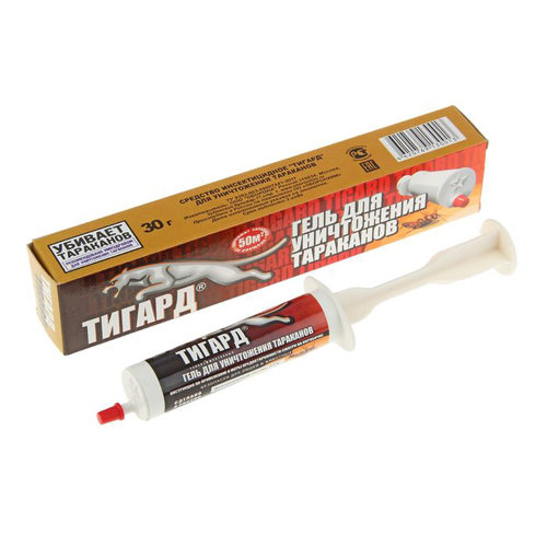 Гель ТИГАРД от тарак 30г (Оборонхим)(48шт)