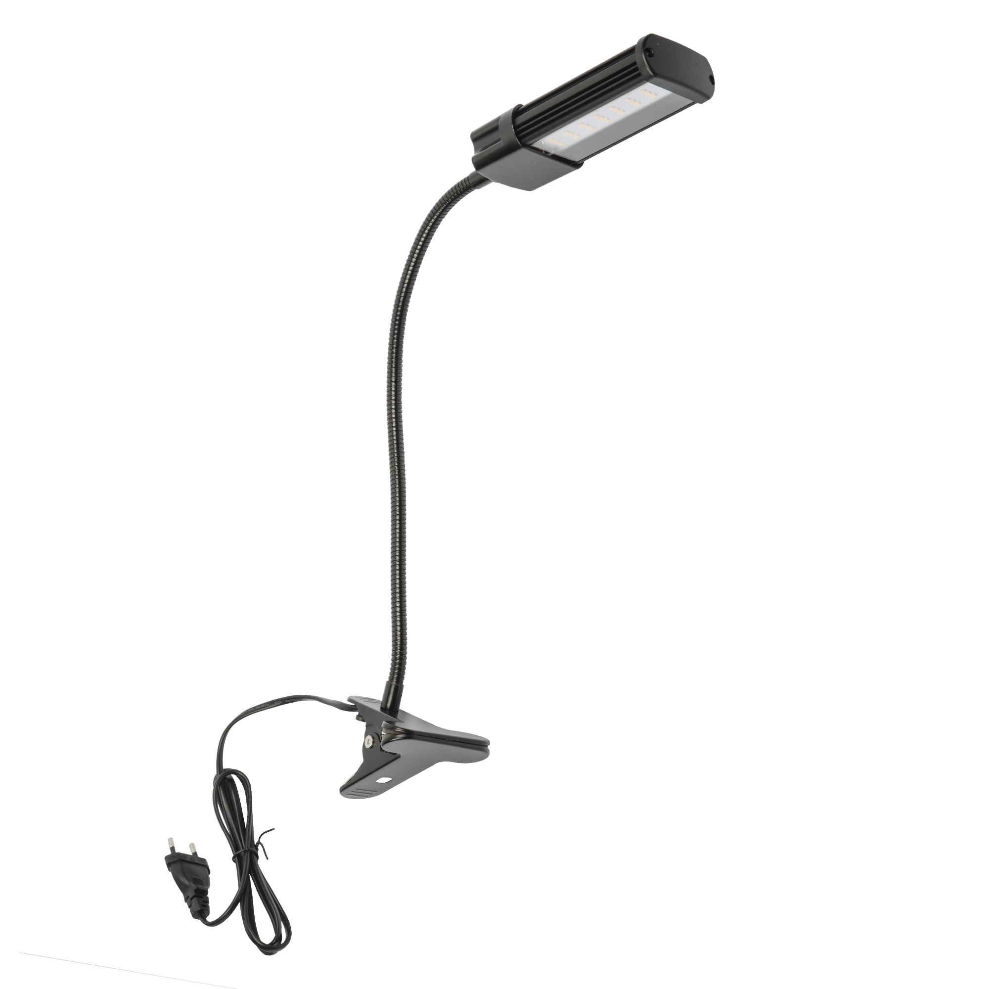 Светильник для растений 12W светодиодный, на прищепке ULT-P31  BLACK SINGLE 