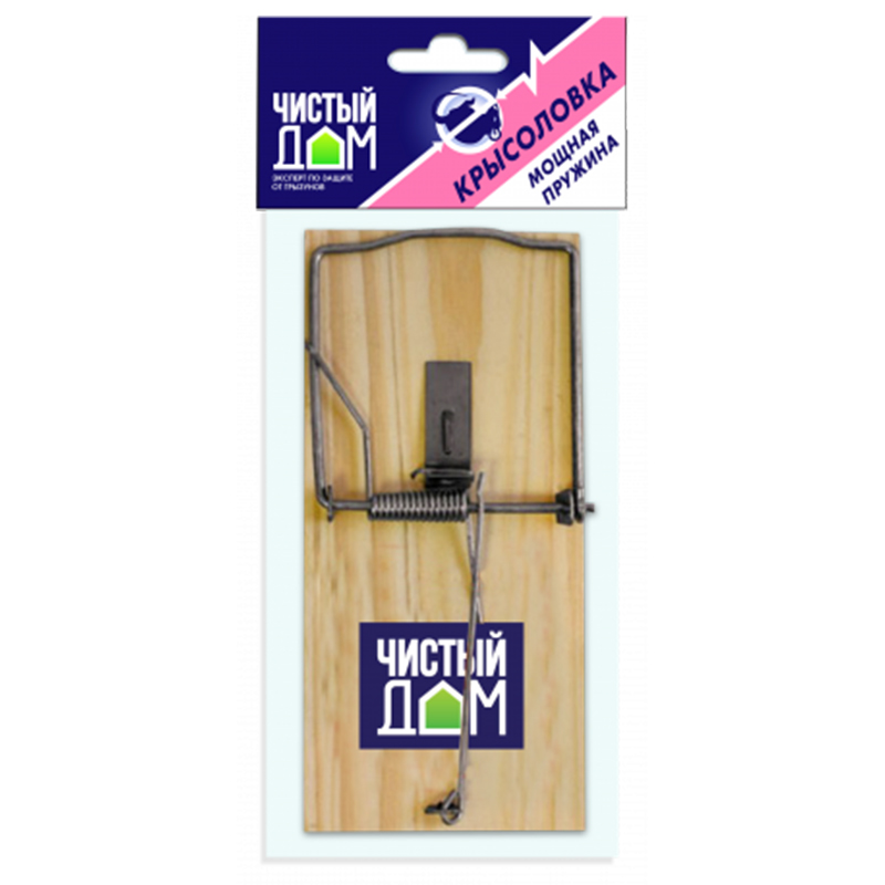 Чистый дом Крысоловка деревянная (Техноэксп)(144шт)