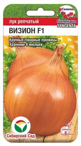 Лук репчатый Визион F1 50шт (Сиб Сад)