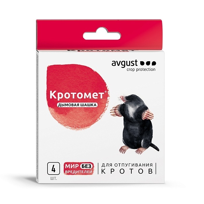 Кротомет шашка 4*30г (Август)(20шт)