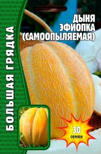 Дыня Эфиопка Большая грядка 20шт (Ред.сем)