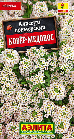 Алиссум Ковер медонос однолетник 0,05г (Аэлита)