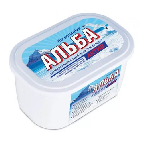 Стиральный порошок Альба Актив Ручн стирка1200г (6шт) (Ваше Хоз)