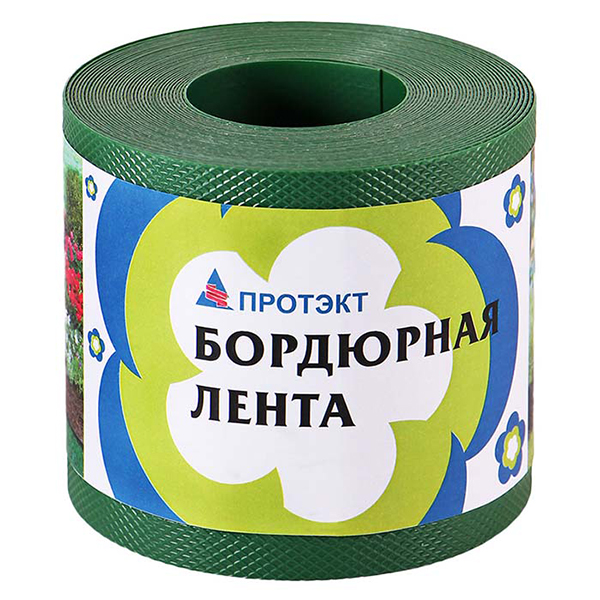 Бордюрная лента 10см*9м Хаки БЛ-10/9 (Протэкт)(6шт)