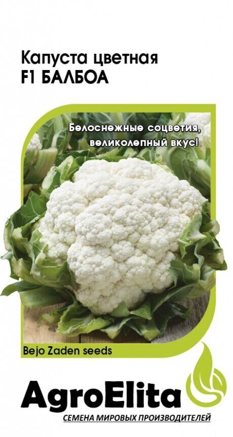 Капуста цветная Балбоа F1 10шт (Агроэлита)