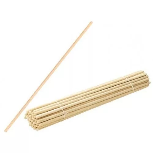 Черенок для метлы с резьбой Высший сорт 1,2м д25мм (Алтайсиблес)