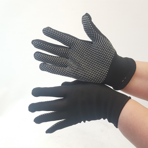 Перчатки 5 Чистые руки тонкие серые SBSO-173 (Сиб Сад)(12шт) 