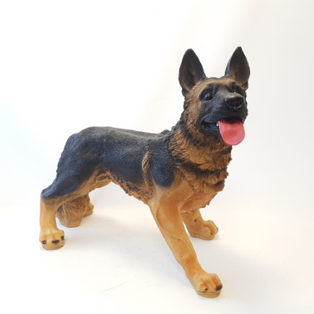 Садовая фигура Собака Овчарка средняя стоячая (АгроФор)