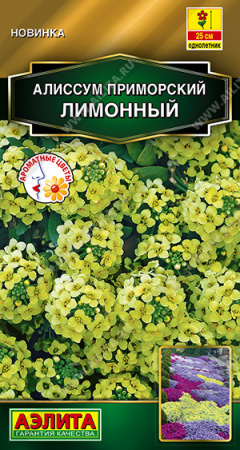 Алиссум Лимонный однолетник 0,1г (Аэлита)