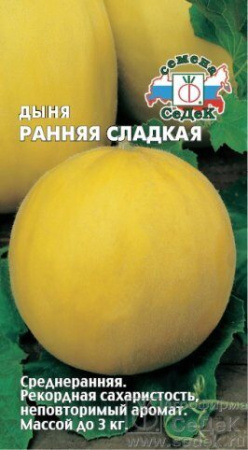 Дыня Ранняя Сладкая 0,5г (Седек)