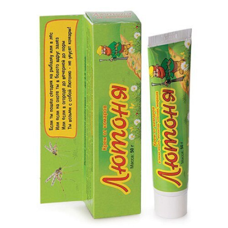 Лютоня крем от комаров 50гр (Ваше Хоз)(60шт)